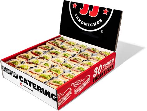 jimmy john's party platter price|jimmy john's box lunch price.